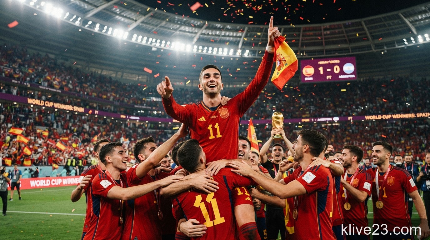 Tây Ban Nha vô địch World Cup 2026: Nhìn lại hành trình vinh quang và bàn thắng vàng của Ferran Torres